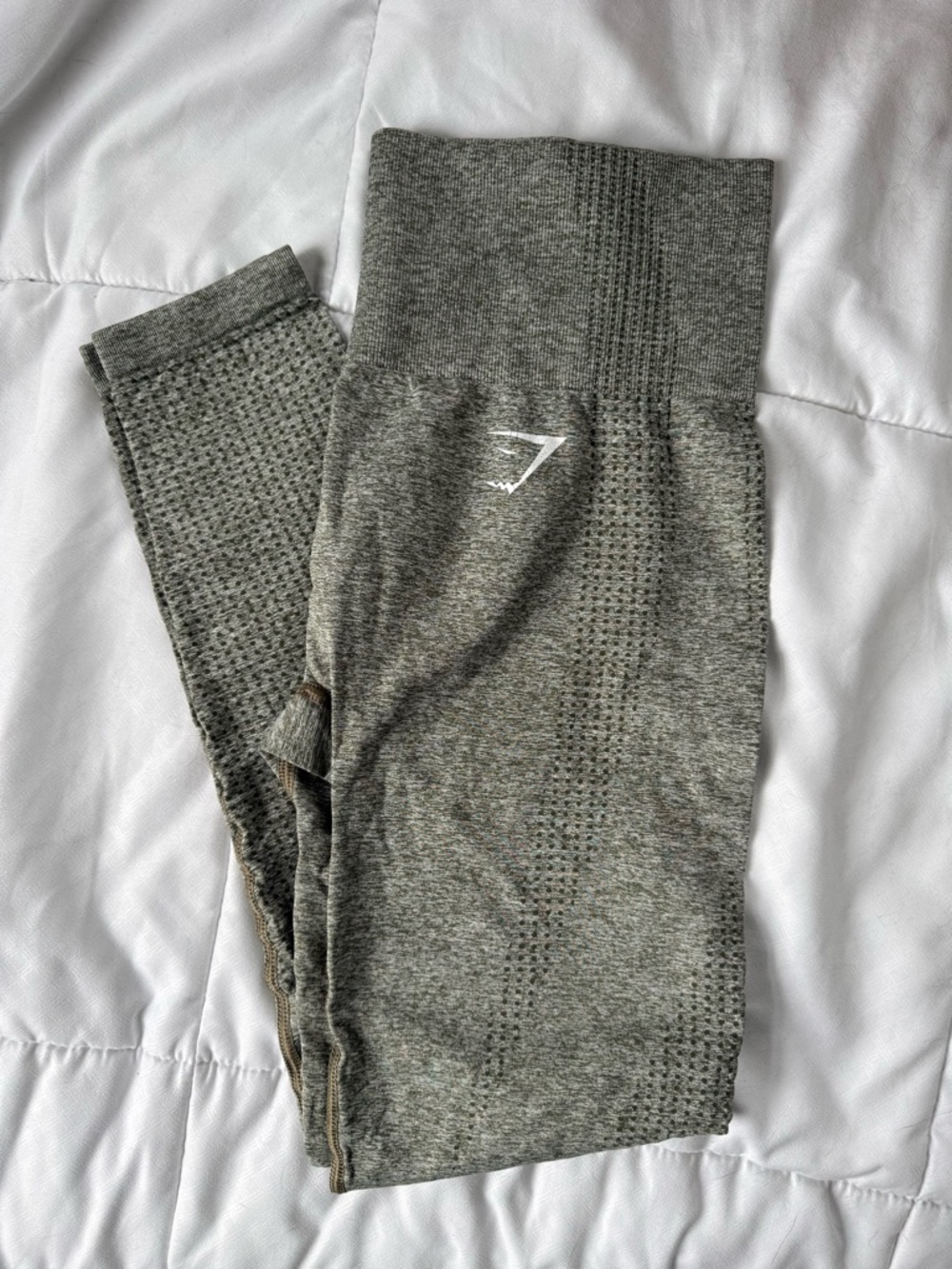 Gymshark Green Marl Seamless High-Waist Leggings
